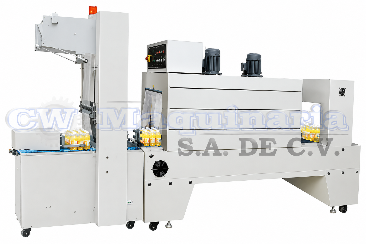 Emplayadora de Cortina Semiautomática y Horno BZJ-5038B y BSE5040A
